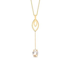 Pingente Pop em Ouro Amarelo 18k com Cristal