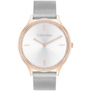 Relógio Calvin Klein Feminino Aço Prateado 25100006