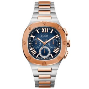 Relógio Guess Mens Dress Masculino Aço Prata e Rosé
