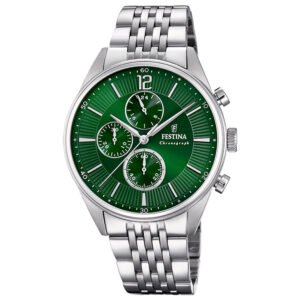 Relógio Festina Masculino Aço Prateado