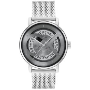 Relógio Calvin Klein Automático Masculino Aço Prateado 25300004