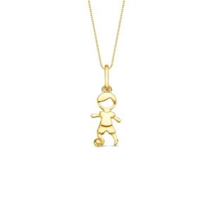 Pingente Menino em Ouro Amarelo 18k