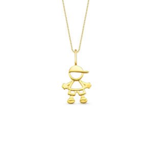 Pingente Menino em Ouro Amarelo 18k
