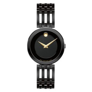 Relógio Movado Feminino Aço Preto 607786