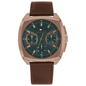 Relógio Tommy Hilfiger Apollo Masculino Couro Marrom - 1710557