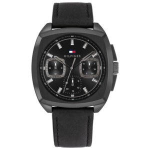 Relógio Tommy Hilfiger Apollo Masculino Couro Preto - 1710556