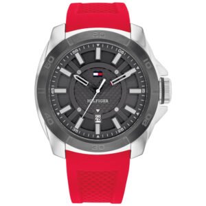 Relógio Tommy Hilfiger Masculino Borracha Vermelho 1792135