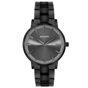 Relógio Akium Slim Masculino Preto