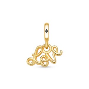 Pingente Life Desejos Love em Prata 925 com Banho de Ouro Amarelo 18k