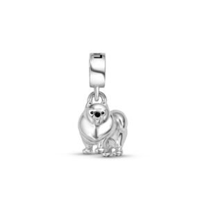 Pingente Life Animal Lulu da Pomerânia em Prata 925