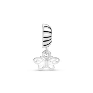 Pingente Life Teen Borboleta da Amizade em Prata 925