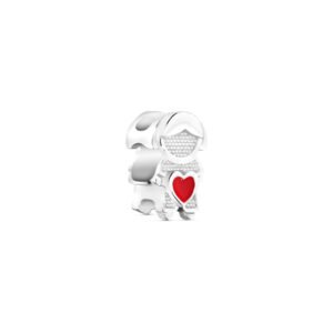 Separador Life Girl em Prata 925 com Esmalte