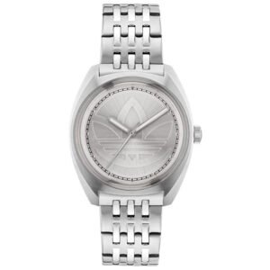 Relógio Adidas Unissex Aço Prateado Aofh23011
