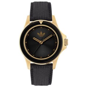 Relógio Adidas Unissex Nylon Preto Aofh23015M
