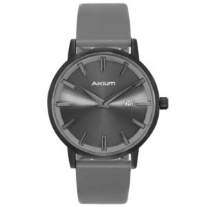 Relógio Akium Slim Masculino Cinza