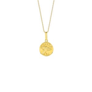 Pingente Medalha Crisma em Ouro Amarelo 18k