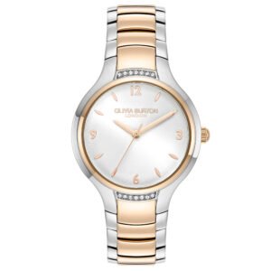 Relógio Olivia Burton Lea Feminino Prata e Rosé - 24000211