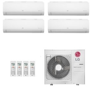 Ar-Condicionado Multi Split Inverter LG 30.000 (2x Evap HW 9.000 + 2x Evap HW 12.000) Quente/Frio 220V