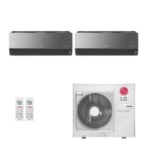 Ar-Condicionado Multi Split Inverter LG 36.000 (1x Evap HW Artcool 18.000 + 1x Evap HW Artcool 24.000) Quente/Frio 220V