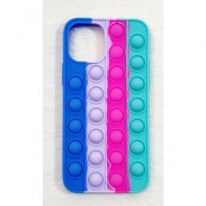 Capa Case Capinha Silicone Bolha Iphone 12 6.1 Anti Stress Pop It Cor Cor 1