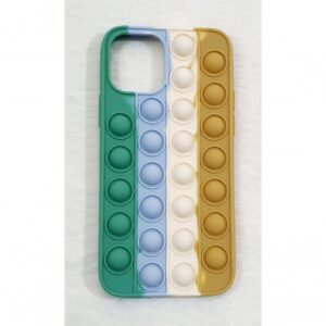 Capa Case Capinha Silicone Bolha Iphone 12 6.1 Anti Stress Pop It Cor Cor 3