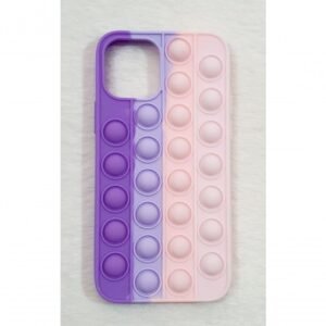 Capa Case Capinha Silicone Bolha Iphone 12 6.1 Anti Stress Pop It Cor Cor 4