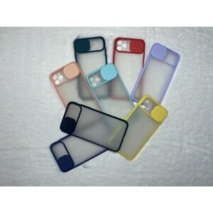 Capinha Silicone Protege Câmera Compativel Iphone 12 6.1 Translúcida Cor Azul Marinho