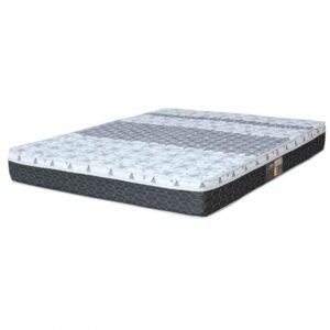 Colchão Casal Mola Class Bonnel New Euro 128X188X25Cm Branco/Cinza - Castor