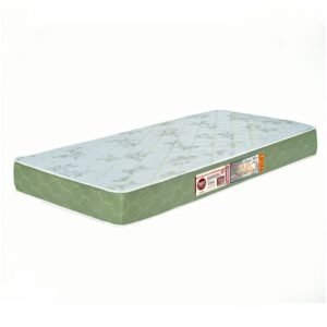 Colchão Solteiro Sleep Max Espuma D33 120X203X25Cm Branco/Verde - Castor