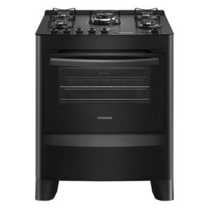 Fogão A Gás De Piso 5 Bocas Continental Fc5vp Preto Bivolt