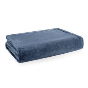 Manta de Microfibra Queen Prades Azul