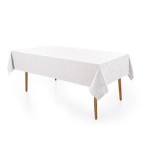 Toalha de Mesa Retangular 12 Lugares Easy Wash Veríssimo Branco