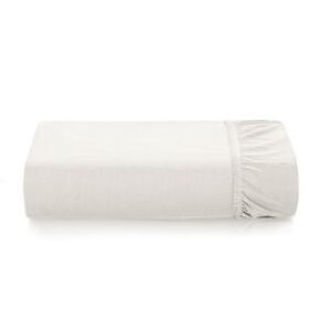 Lençol de Elástico Avulso Solteiro 300 Fios 100% Algodão Bossa Branco