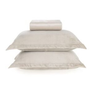 Lençol de Microfibra Queen com Fronhas Zart Bege