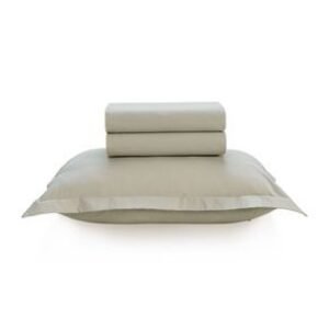 Jogo de Cama Solteiro 100% Algodão 200 Fios Tom Sálvia