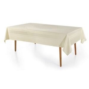 Toalha de Mesa Retangular 12 Lugares Lesier Pérola
