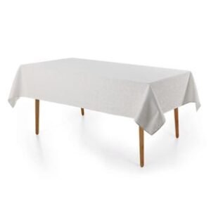 Toalha de Mesa Retangular 8 Lugares Delicata Branco