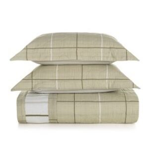 Colcha King com 2 Porta Travesseiros 100% Algodão Santiago