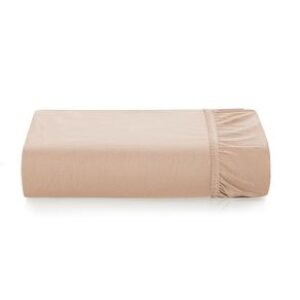 Lençol de Elástico Avulso Solteiro King 200 Fios 100% Algodão Tom Rosé