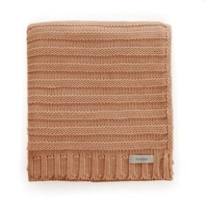 Manta Decorativa de Tricot Elana Âmbar