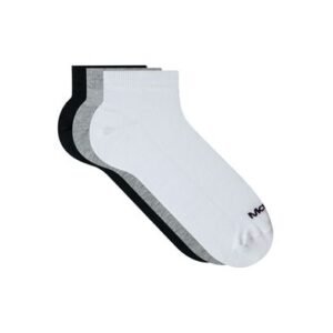 Kit 3 Pares Meia Esportiva Sapatilha Cinza Mescla Claro 39-44