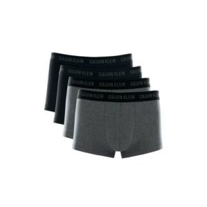 Kit 4 Cuecas Sungão Cotton Calvin Klein Cinza Mescla Escuro GG