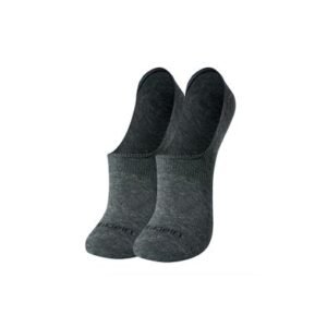 Kit 2 Pares Meia Invisível Calvin Klein Cinza Mescla Escuro 39-44