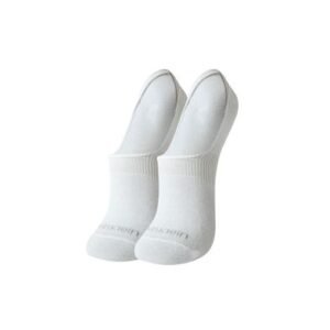Kit 2 Pares Meia Invisível Calvin Klein Branco 34-38