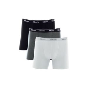 Kit 3 Cuecas Boxer Longa Cotton Sortido 02 G