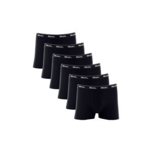 Kit 6 Cuecas Boxer Cotton Preto P