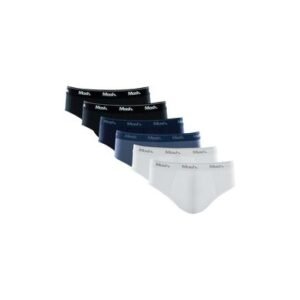 Kit 6 Cuecas Slip Algodão Sortido 01 GG