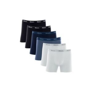 Kit 6 Cuecas Boxer Longa Cotton Sortido 01 P