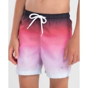 Short Praia Infantil Estampado Degradé Rosa G