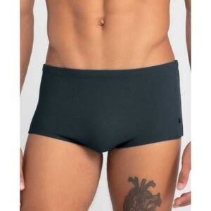 Sungão Liso Textura Cinza Chumbo P